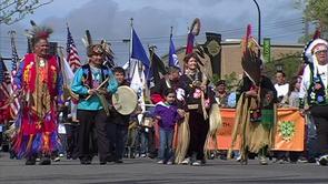 Ojibwe parade